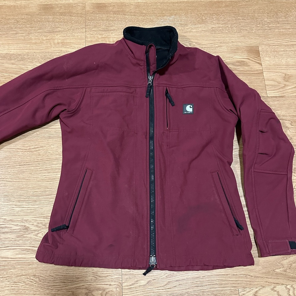 Carhartt Women's Deep Red Utility Jacket